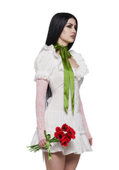 Girl with Green Ribbon Costume