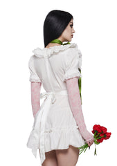 Girl with Green Ribbon Costume