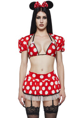 Sexy Polka Dot Mouse Costume