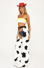 Howdy Honey Chaps Set Cow Print