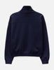 Sporty & Rich logo-print half-zip Sweatshirt | Blue