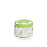 Honeydew Crush Modern Marble Printed Travel Tin Candle