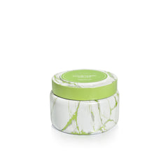 Honeydew Crush Modern Marble Printed Travel Tin Candle
