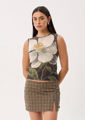 AFENDS Womens Jasmine - Sheer Tank - Multi