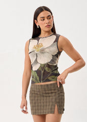 AFENDS Womens Jasmine - Sheer Tank - Multi