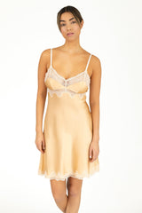 Allegra Soulful Bust-Support Silk Chemise