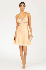 Allegra Soulful Bust-Support Silk Chemise