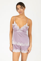 Allegra Soulful Tie-back Silk Cami Set