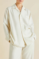 Vanderbilt Aspen Ivory Pajamas in Cashmere