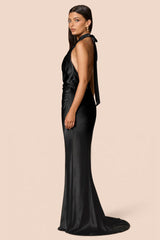 Penelope Drape Gown With Train