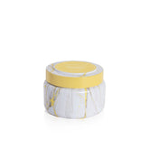 Pineapple Flower Modern Marble Printed Travel Tin Candle