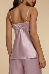 Floral Embroidered Silk Set
