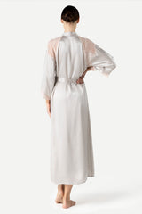 Precious Sunset Long Silk Kimono