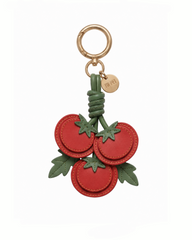 Tomato Cluster Bag Charm - Red