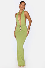 Verde Knit Maxi Dress