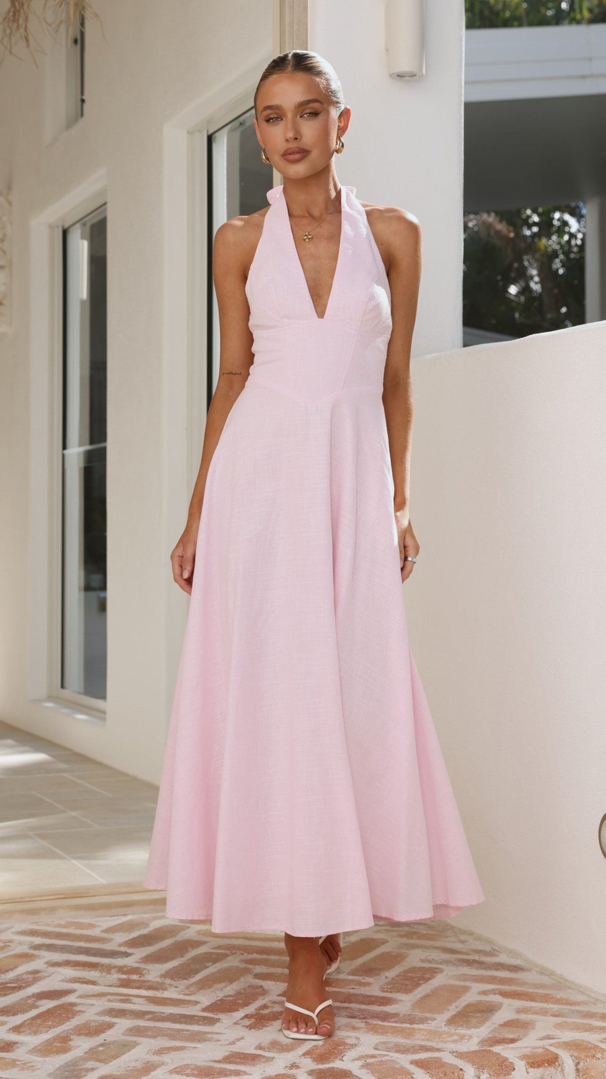Skye Maxi Dress - Pink