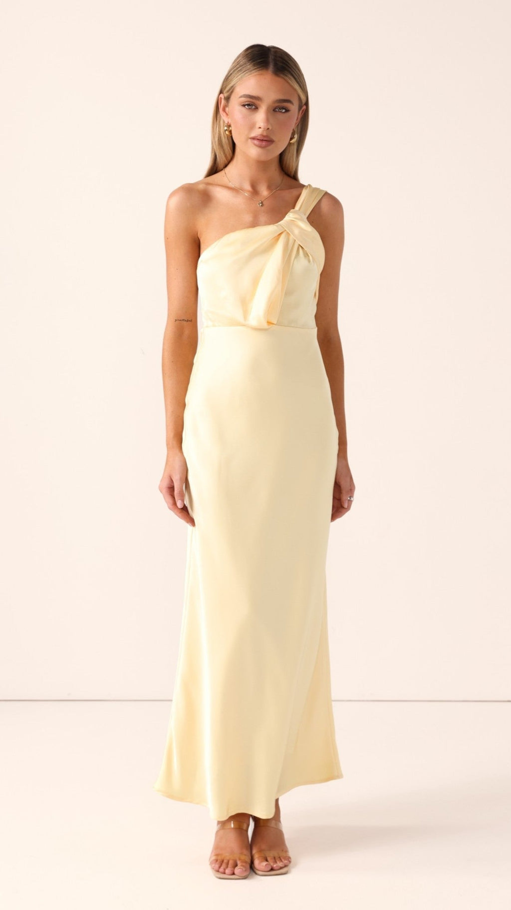 Greta Maxi Dress - Lemon
