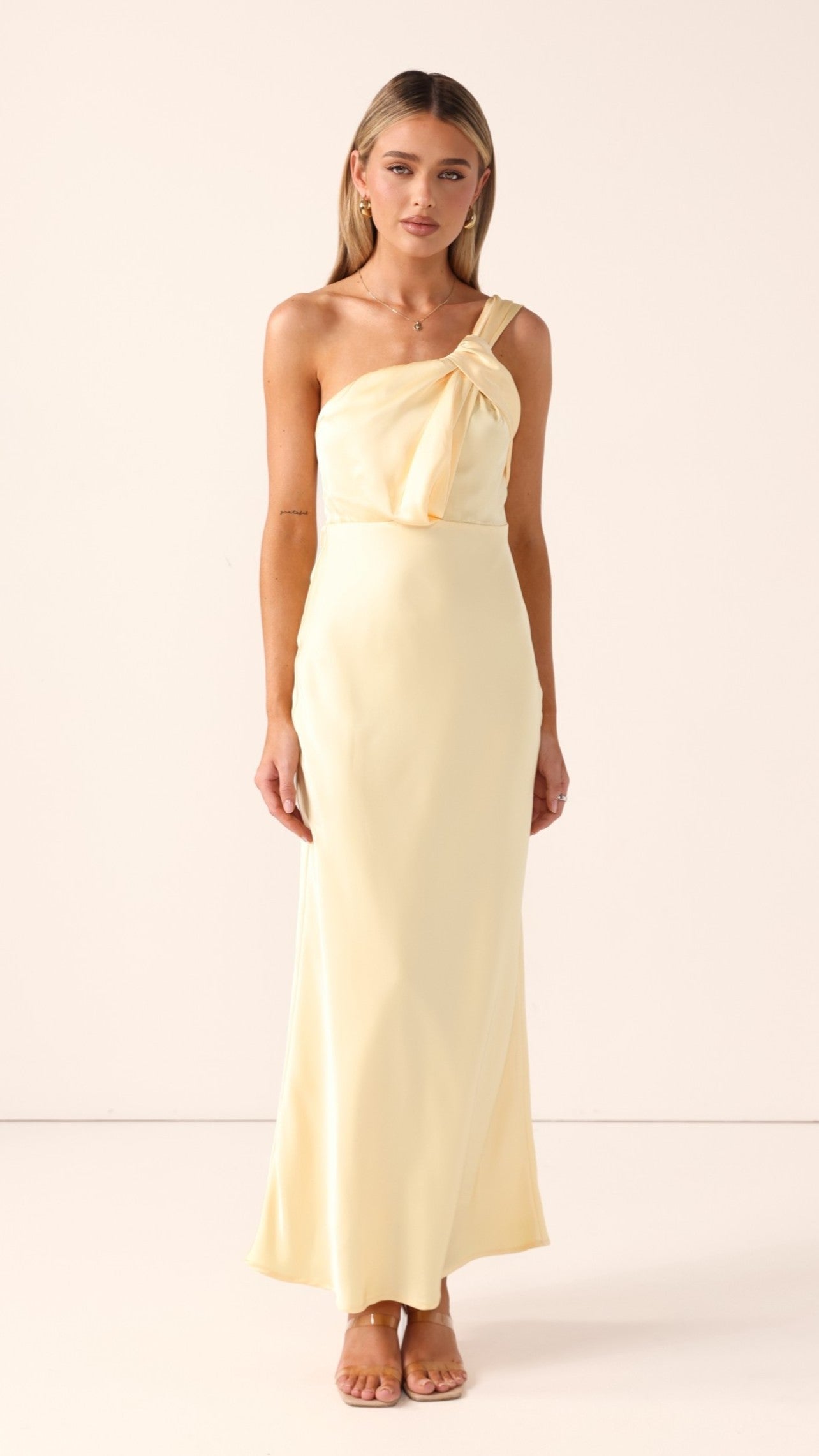 Greta Maxi Dress - Lemon