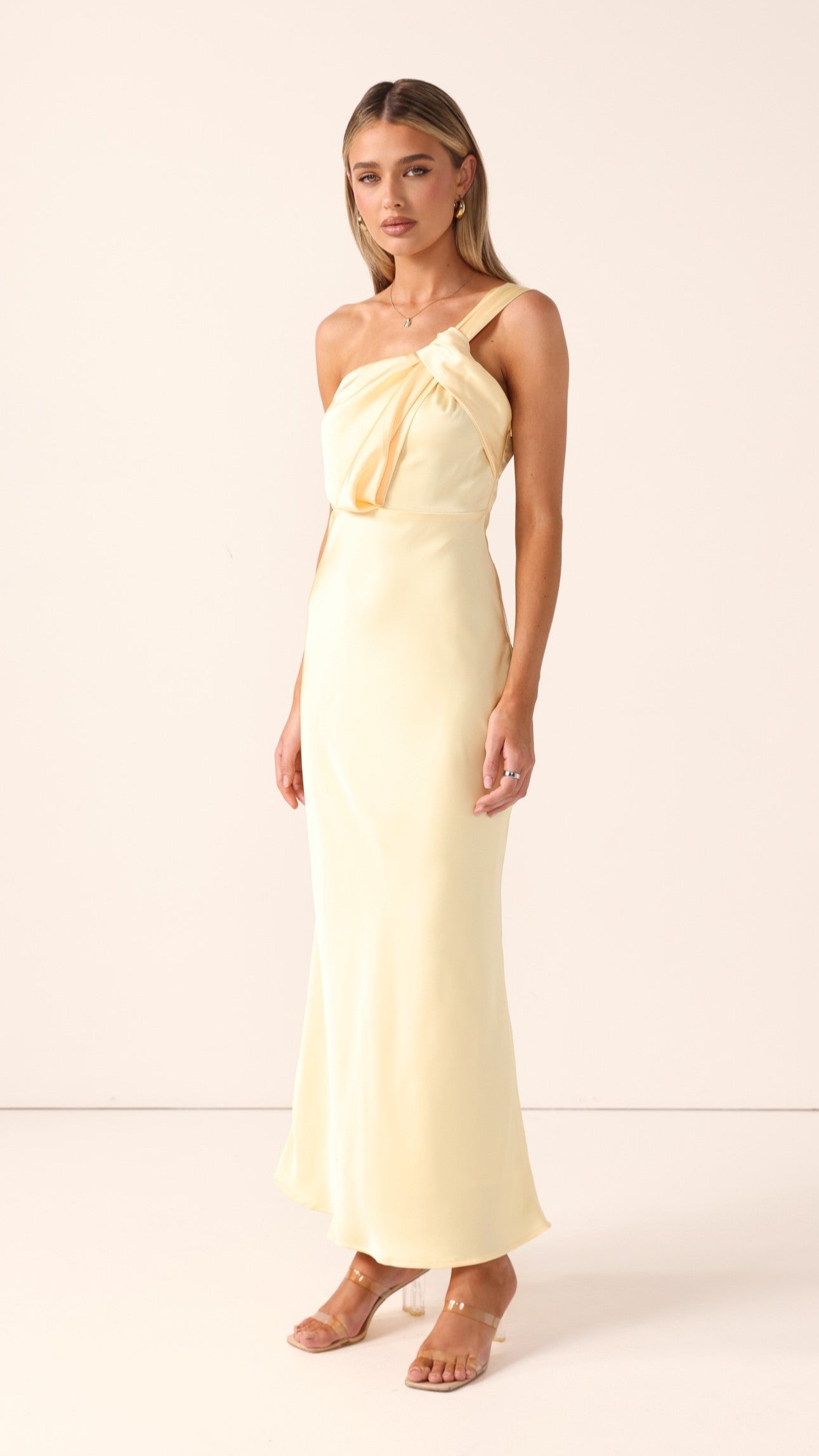 Greta Maxi Dress - Lemon