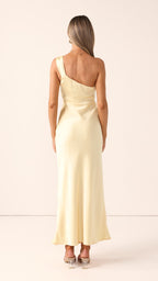 Greta Maxi Dress - Lemon