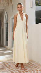 Skye Maxi Dress - Yellow
