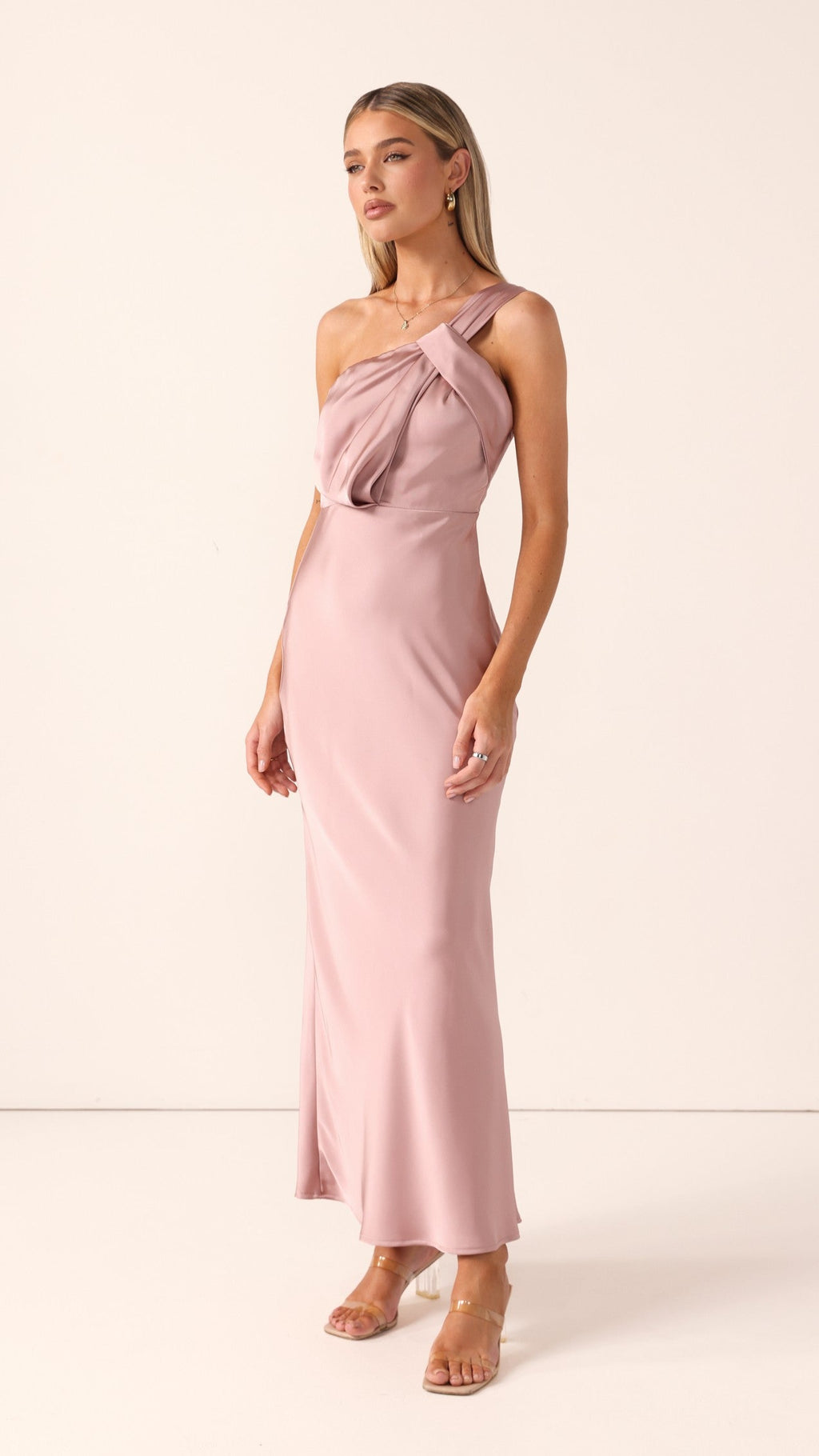 Greta Maxi Dress - Dusty Pink