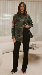 Kennedy Jacket - Green Camo