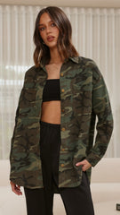 Kennedy Jacket - Green Camo