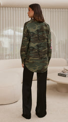 Kennedy Jacket - Green Camo