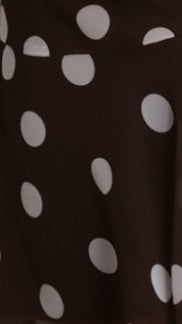 Lily Halter Mini Dress - Chocolate Spot