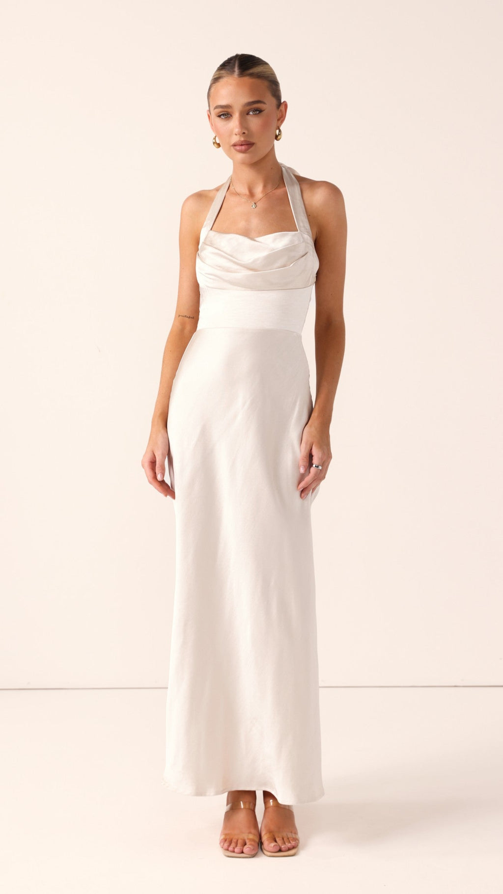 Alexa Maxi Dress - Champagne