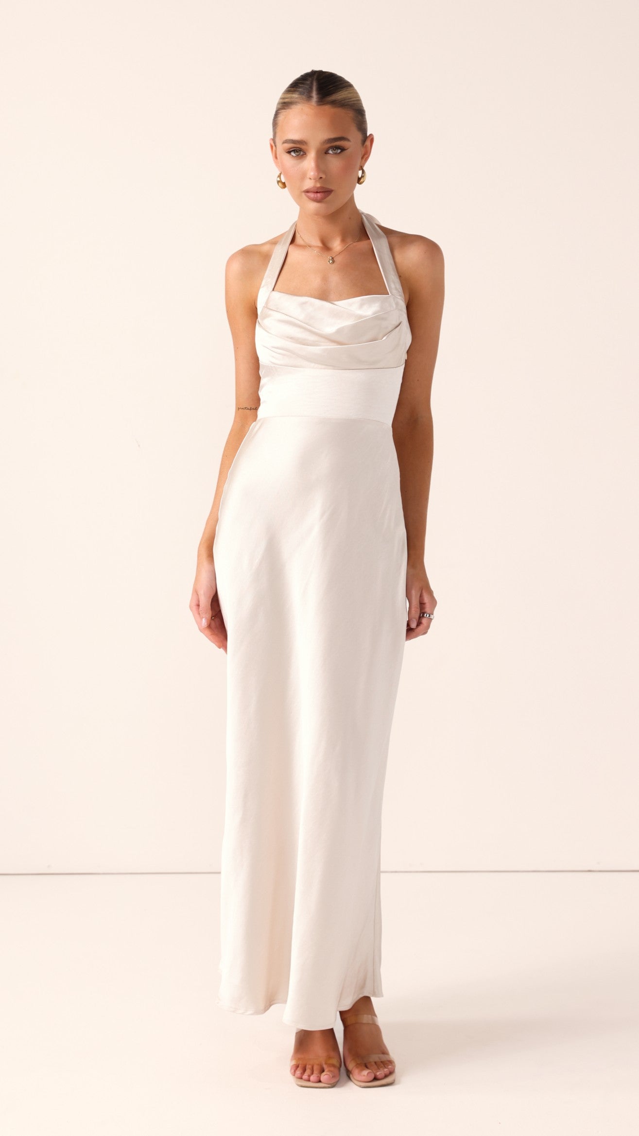 Alexa Maxi Dress - Champagne