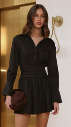 Janessa Mini Dress - Black
