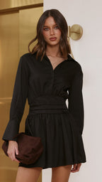 Janessa Mini Dress - Black