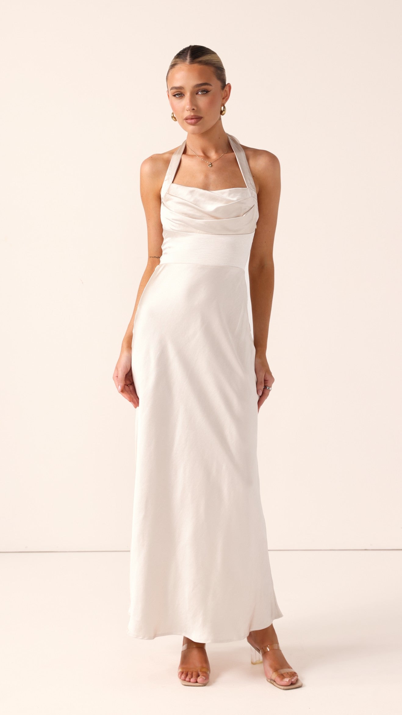 Alexa Maxi Dress - Champagne