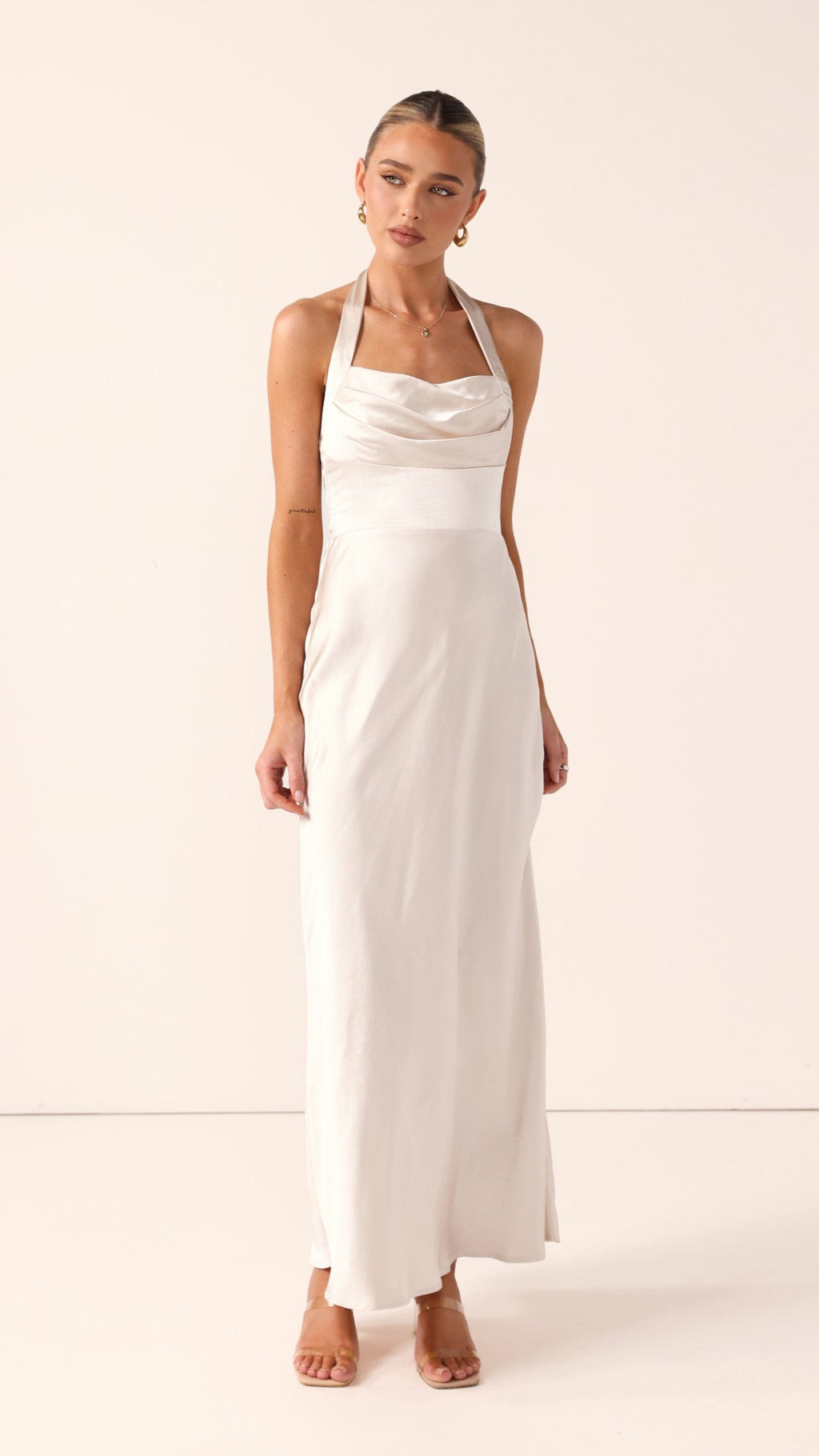 Alexa Maxi Dress - Champagne