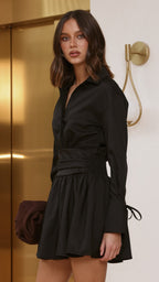 Janessa Mini Dress - Black