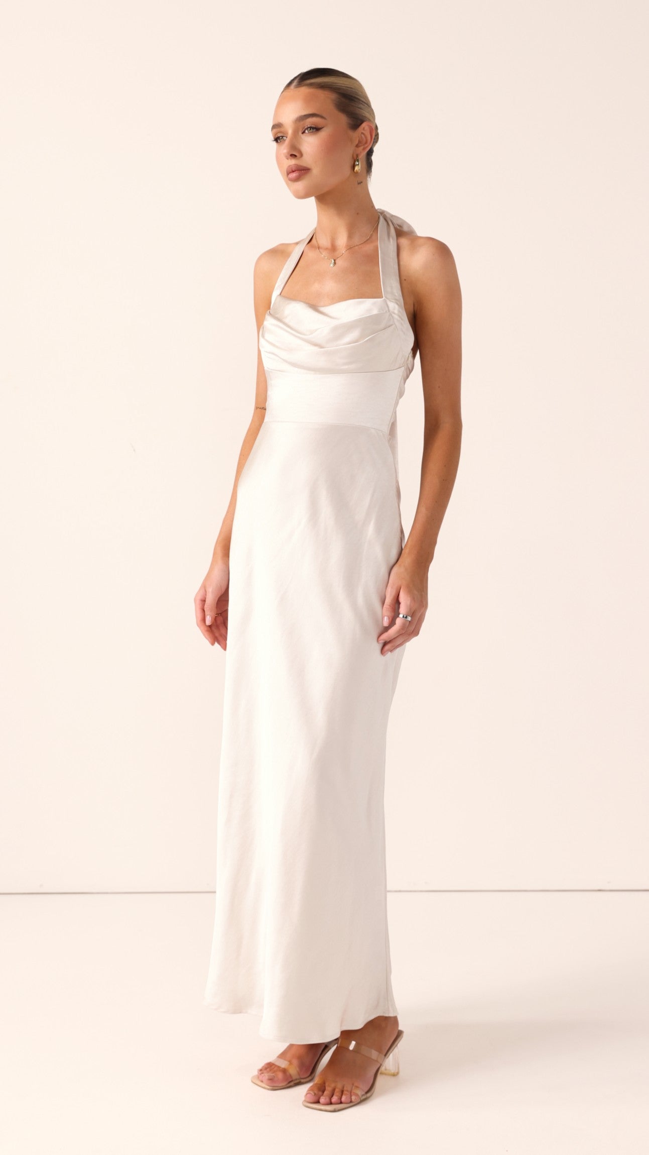 Alexa Maxi Dress - Champagne
