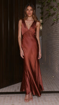 Sofia Maxi Dress - Rust