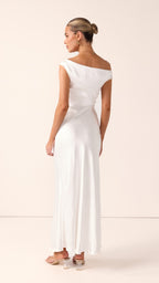 Auria Off Shoulder Maxi Dress - Ivory