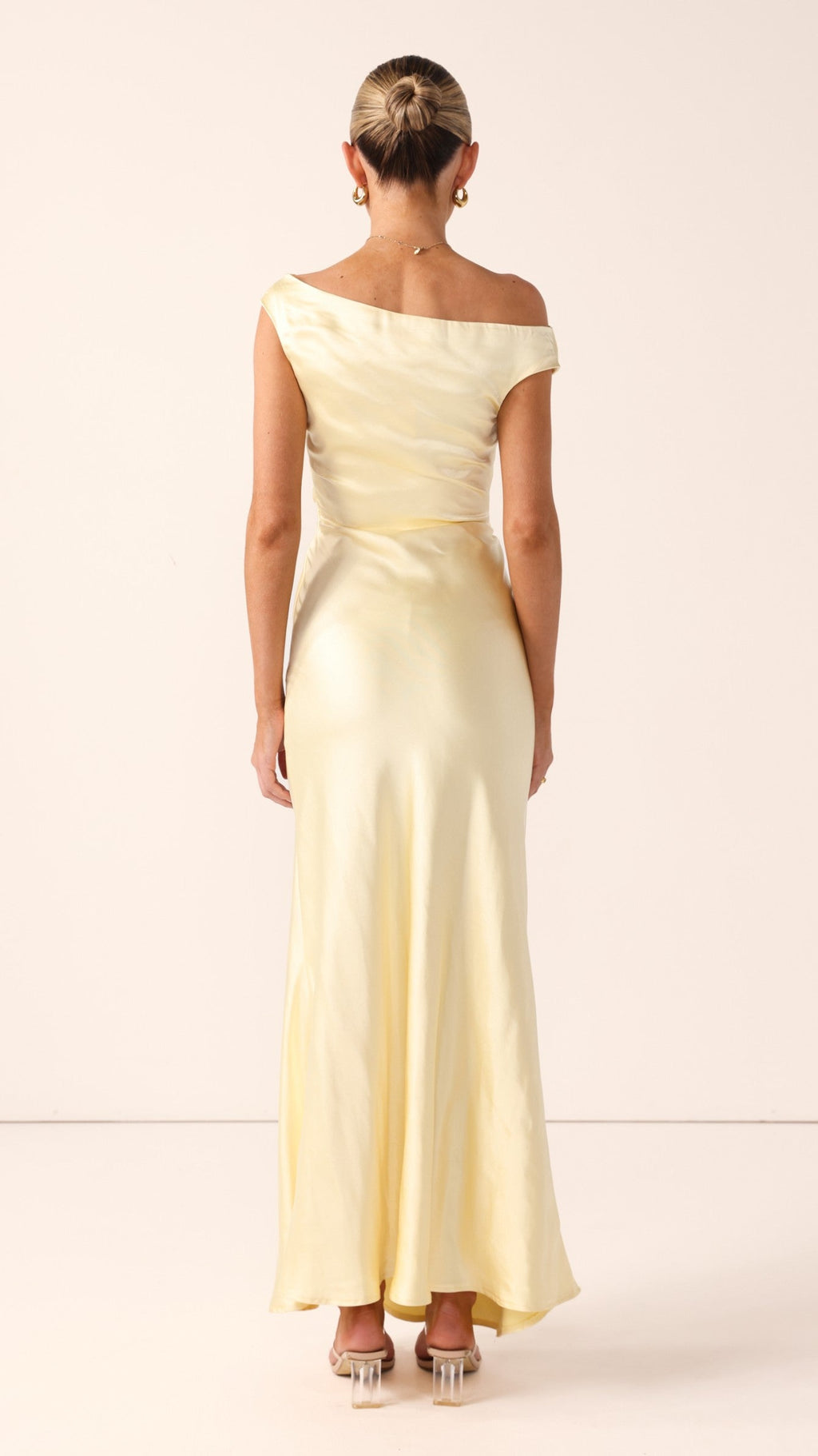Auria Off Shoulder Maxi Dress - Yellow