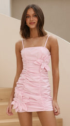 Georgie Mini Dress - Pink