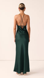 Chiara Maxi Dress - Emerald