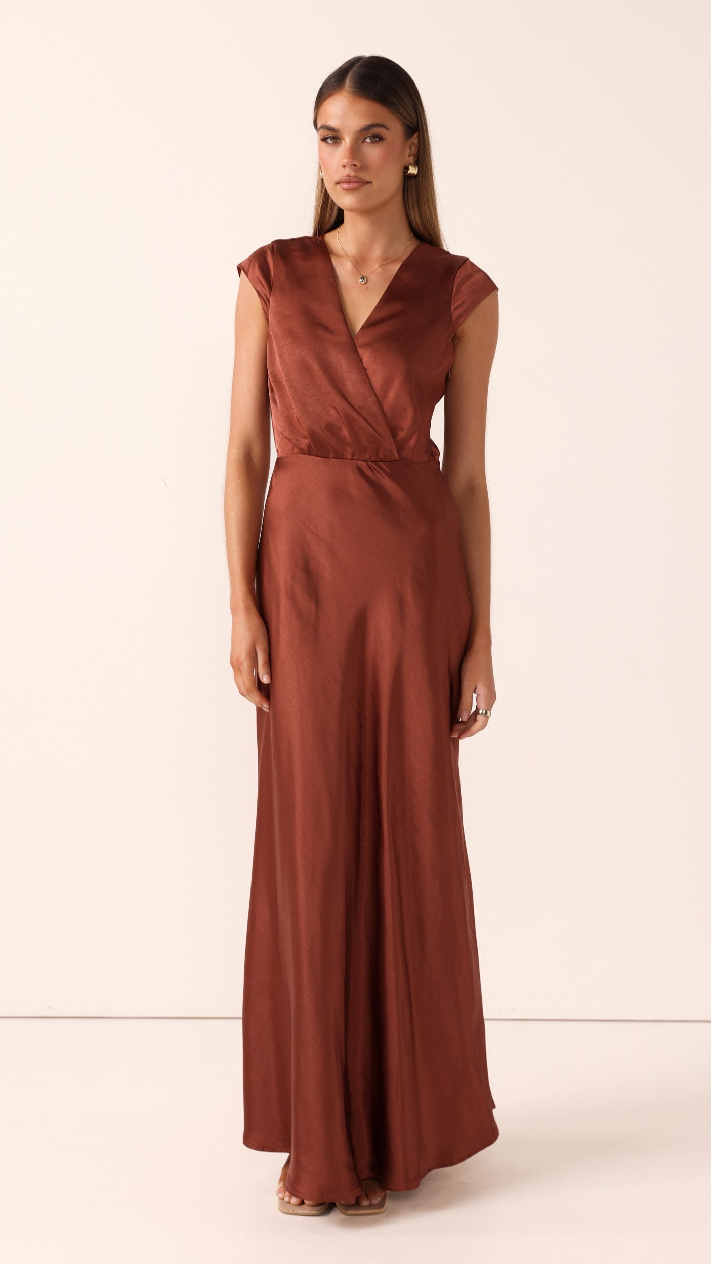 Selma Maxi Dress - Rust