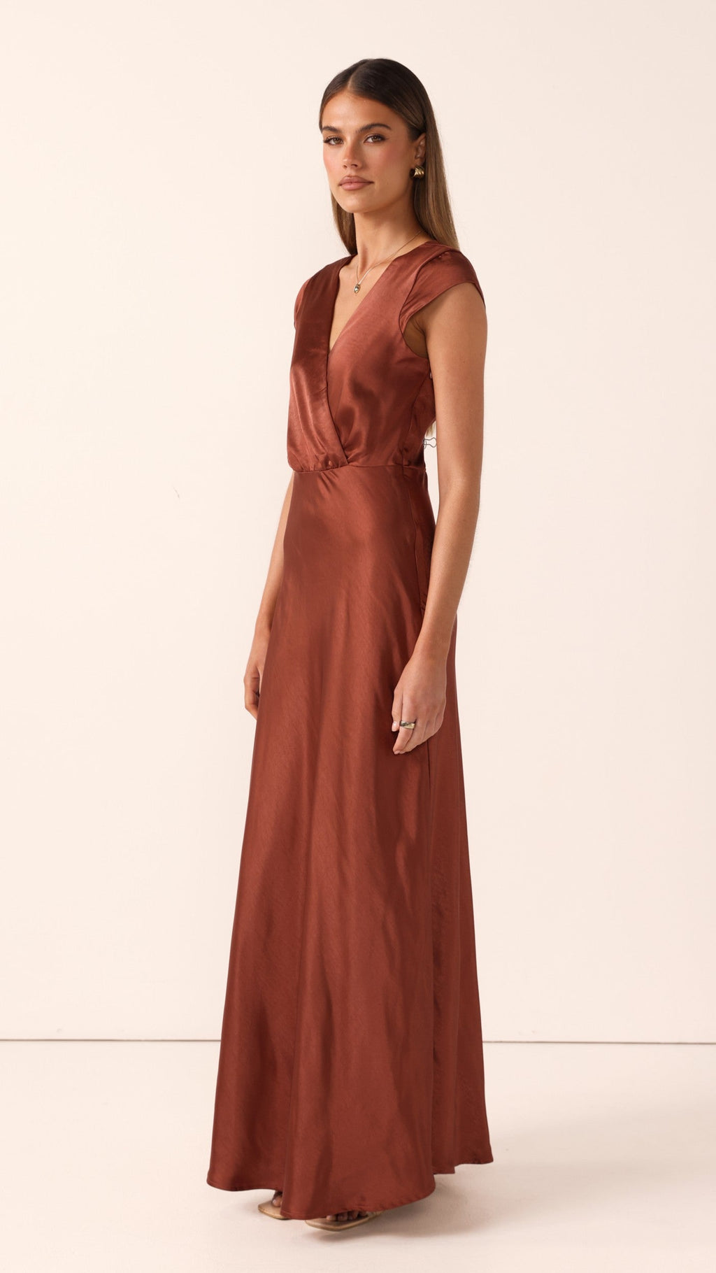 Selma Maxi Dress - Rust
