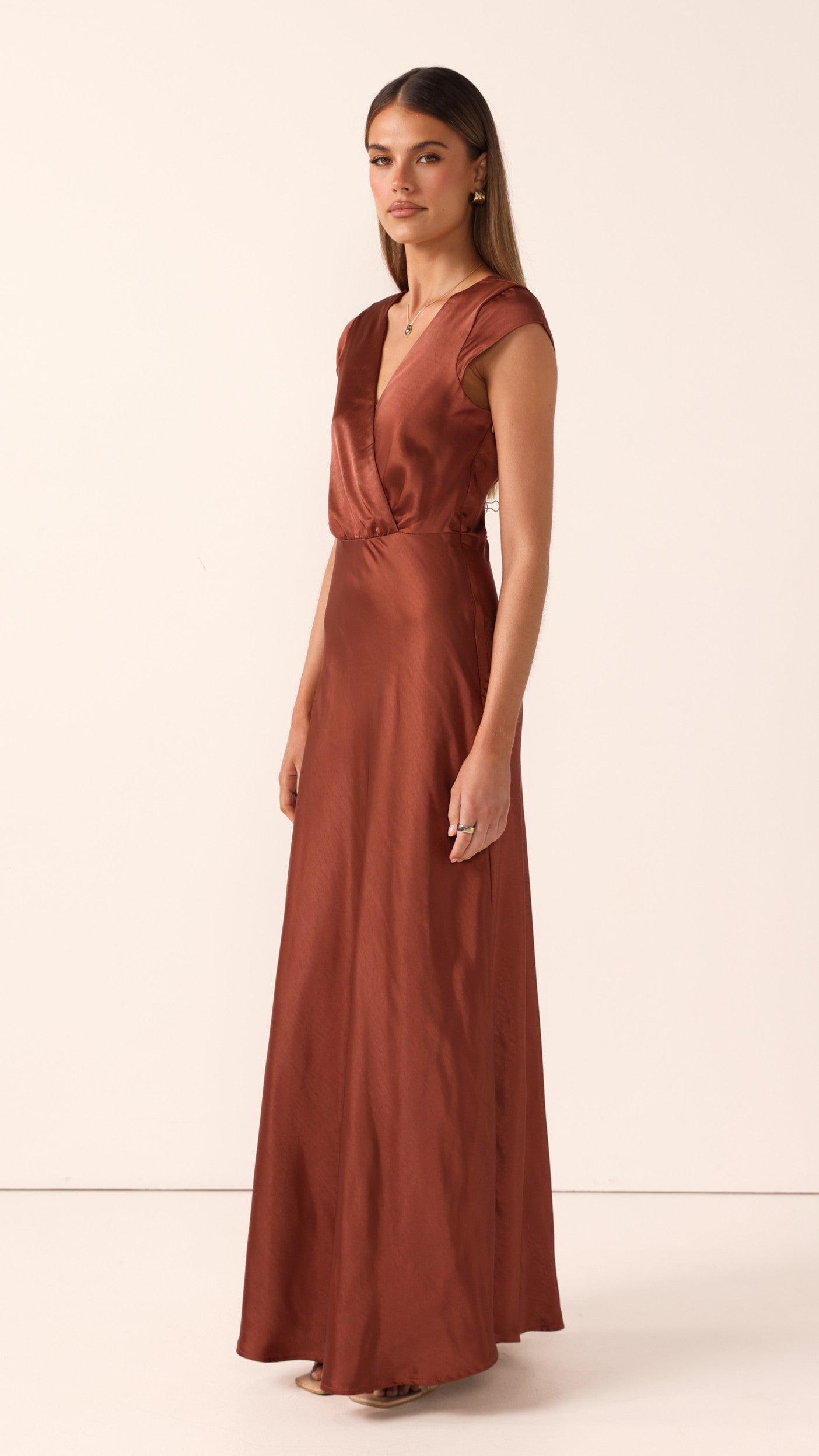 Selma Maxi Dress - Rust