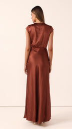 Selma Maxi Dress - Rust