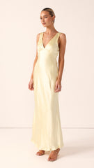 Sofia Maxi Dress - Yellow