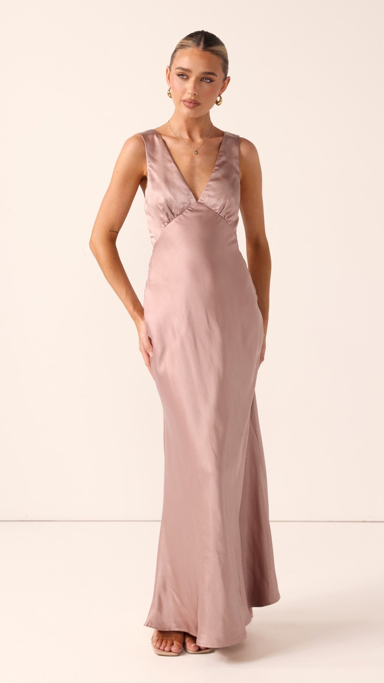 Sofia Maxi Dress - Dusty Pink