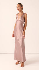 Sofia Maxi Dress - Dusty Pink
